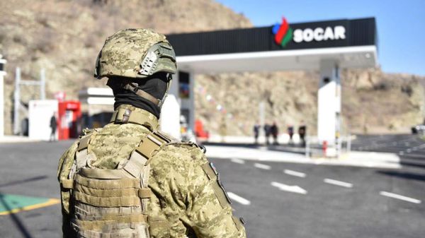 АЗС SOCAR на границе с Арменией - Sputnik Азербайджан