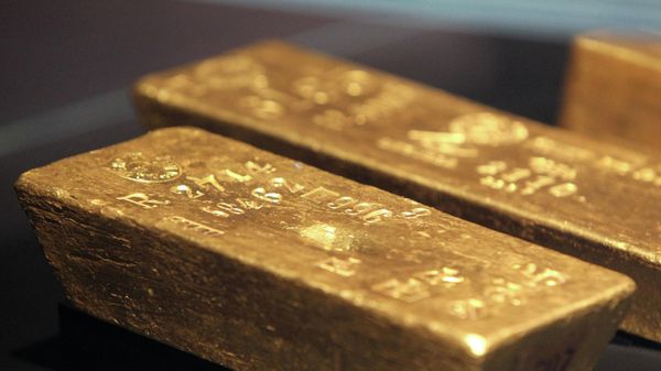 Золотые слитки, фото из архива - Sputnik Азербайджан