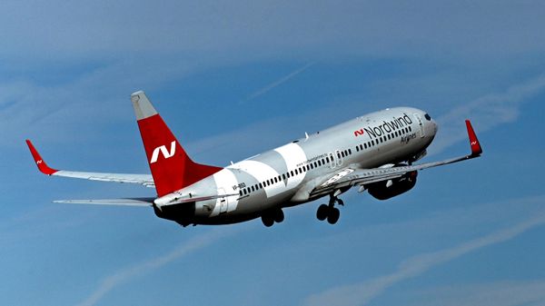 Самолет авиакомпании Nordwind Airlines  - Sputnik Азербайджан