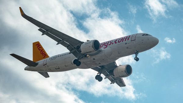 Pegasus Airlines şirkətinin təyyarəsi - Sputnik Азербайджан