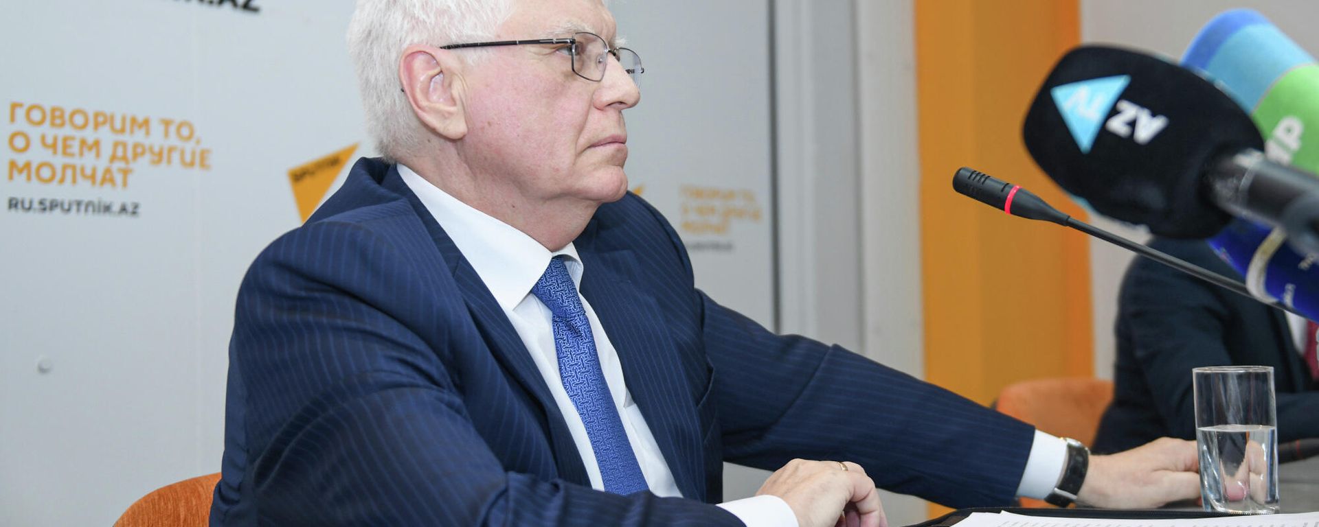 Пресс-конференция посла России в Азербайджане Михаила Бочарникова - Sputnik Азербайджан, 1920, 09.02.2023