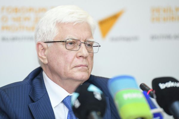 Чрезвычайный и Полномочный посол Российской Федерации в Азербайджанской Республике Михаил Бочарников дал пресс-конференцию в Sputnik Азербайджан. - Sputnik Азербайджан