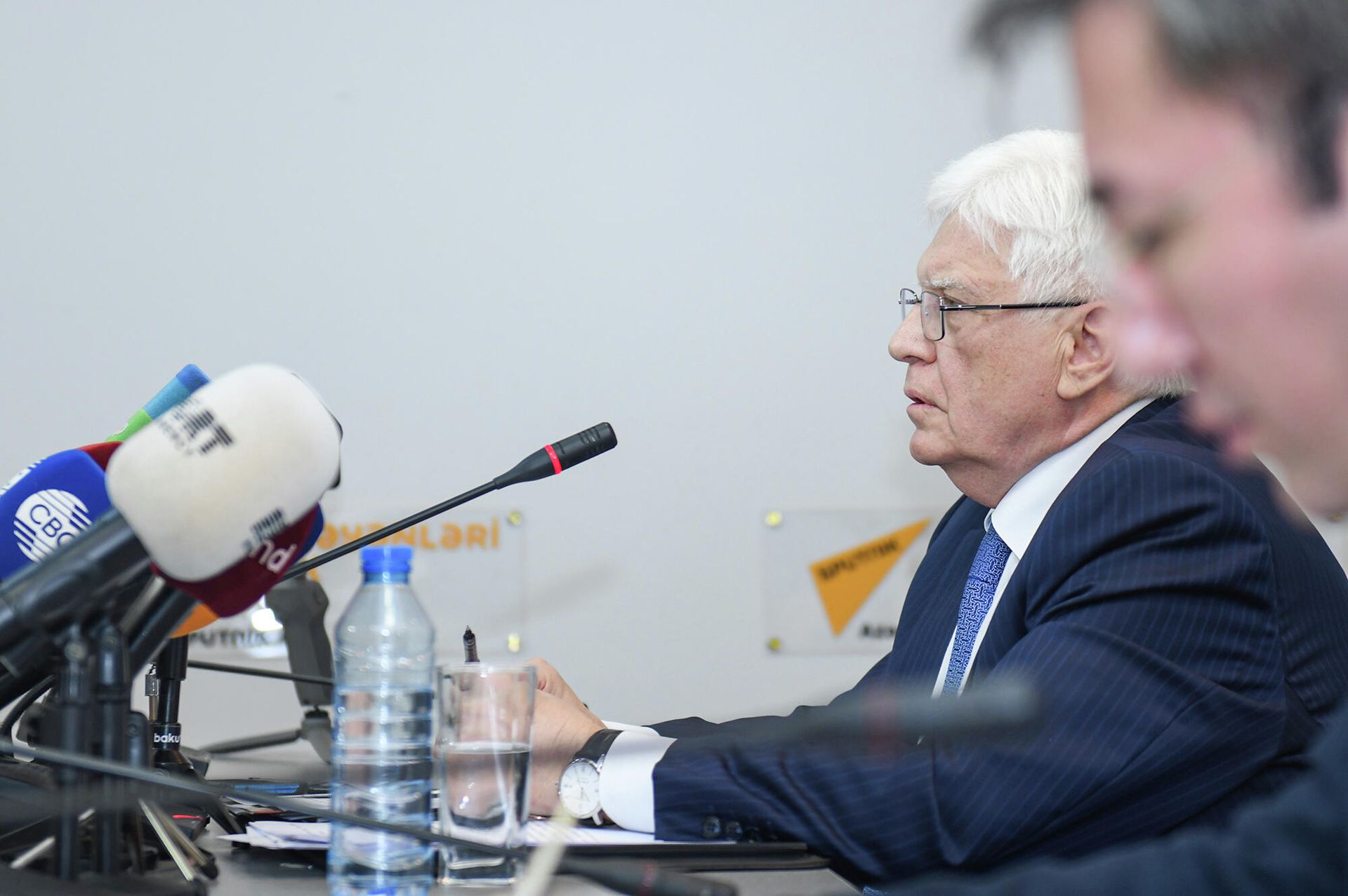 Пресс-конференция посла России в Азербайджане Михаила Бочарникова - Sputnik Азербайджан, 1920, 26.01.2022