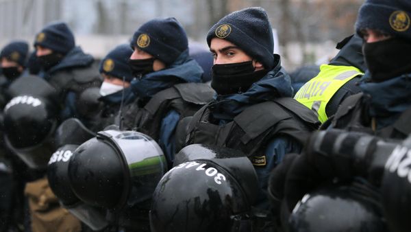 Сотрудники полиции Украины, фото из архива - Sputnik Азербайджан