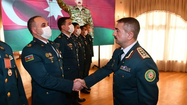 Во время совещания Государственной пограничной службы АР по итогам 2021 года - Sputnik Азербайджан