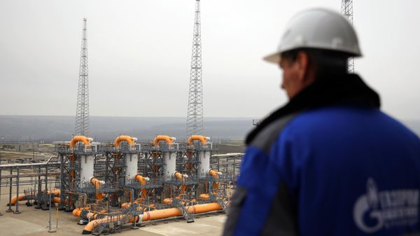 Компрессорная станция Казачья, входящая в систему газопроводов для обеспечения поставок газа для Турецкого потока - Sputnik Азербайджан
