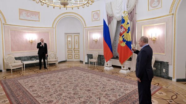 Президент РФ В. Путин провел переговоры с президентом Азербайджана И. Алиевым - Sputnik Азербайджан