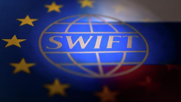 Логотип SWIFT, фото из архива  - Sputnik Азербайджан