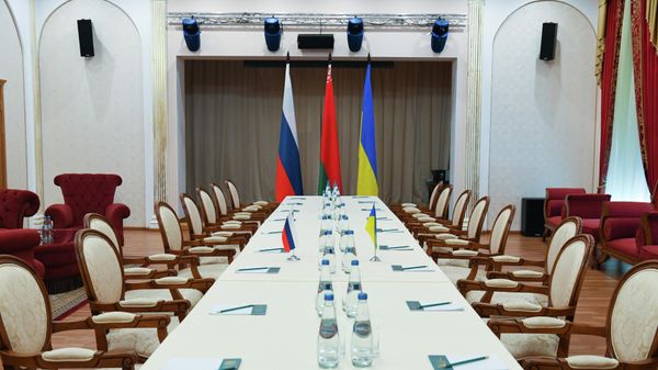 Переговоры России и Украины в Гомельской области - Sputnik Азербайджан