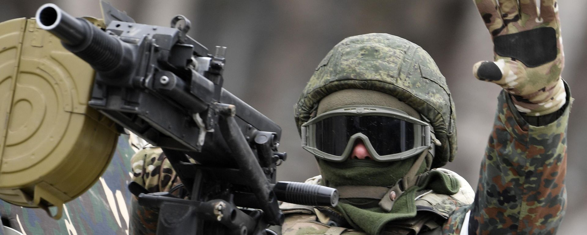 Ситуация на границе Крыма с Украиной - Sputnik Азербайджан, 1920, 22.02.2022