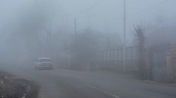 Туман в Шамкире, фото из архива - Sputnik Азербайджан