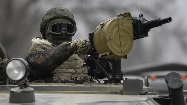 Ситуация на границе Крыма с Украиной - Sputnik Азербайджан
