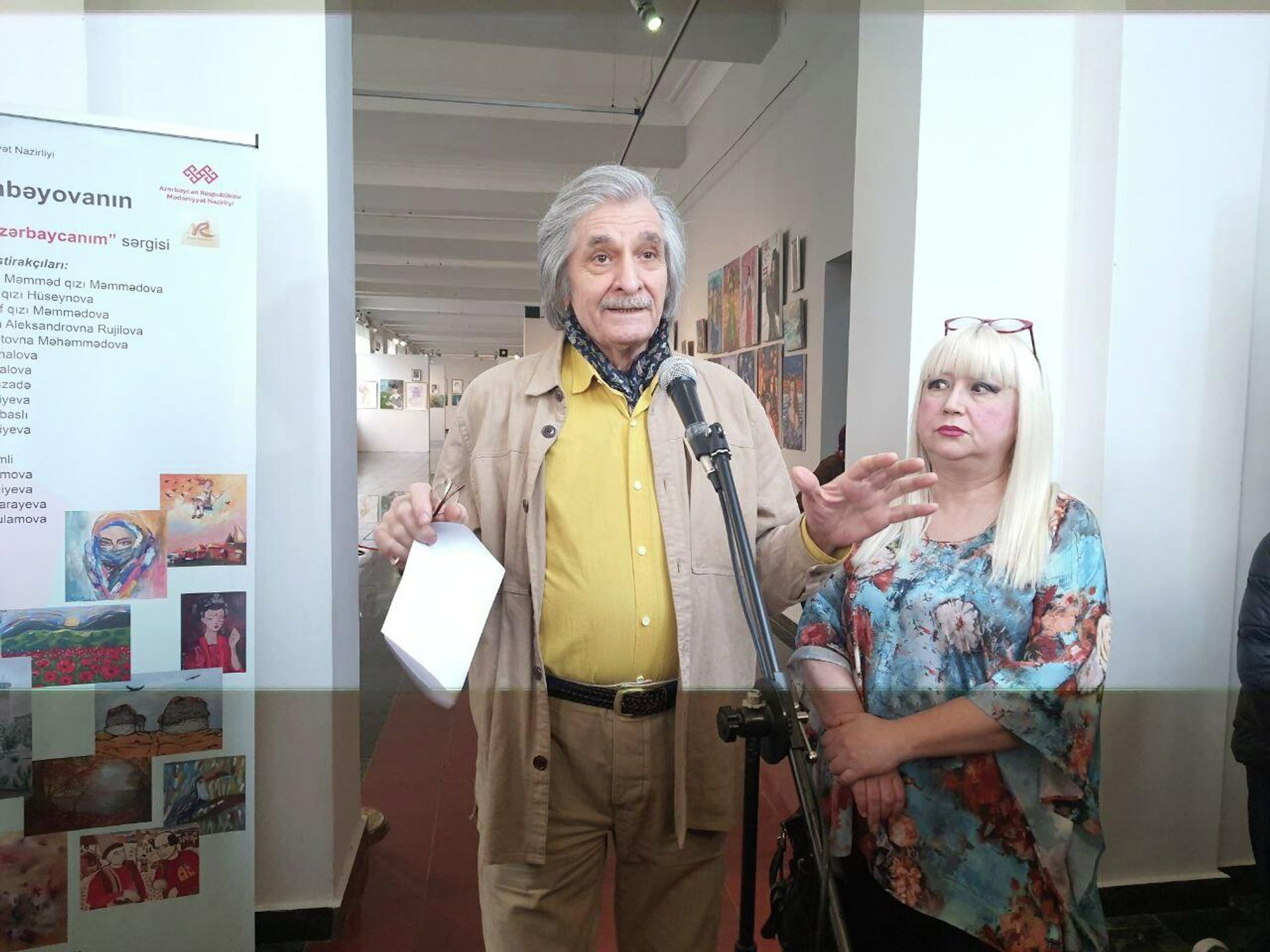 Выставка учеников разных лет студии изобразительного искусства Нигяр Нариманбековой - Sputnik Азербайджан, 1920, 09.03.2022