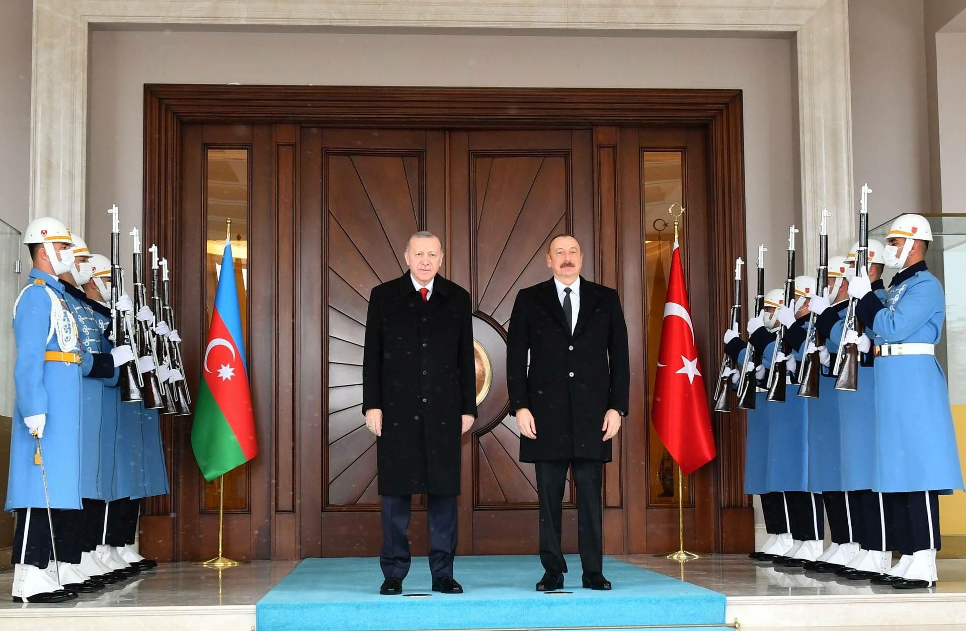 İlham Əliyev ilə Türkiyə Prezidenti Rəcəb Tayyib Ərdoğan arasında görüş başlayıb - Sputnik Азербайджан, 1920, 10.03.2022