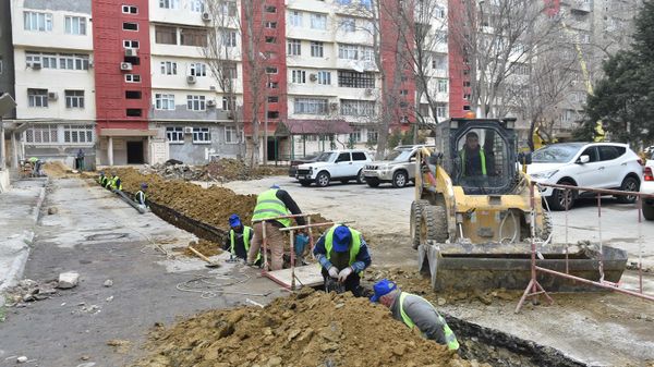 Работы по водоснабжению в Баку - Sputnik Азербайджан