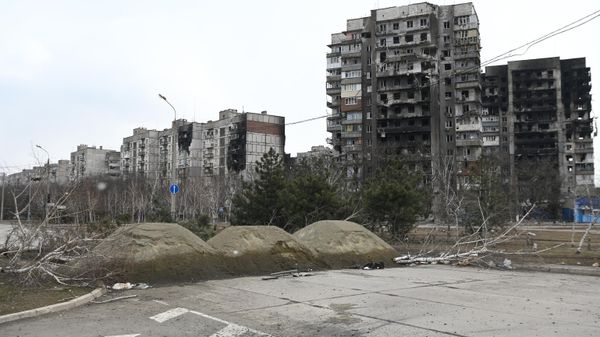 Беженцы из Мариуполя - Sputnik Азербайджан