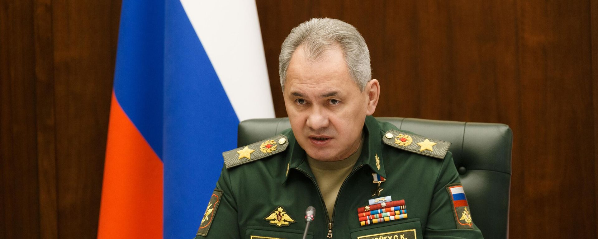 Министр обороны РФ Сергей Шойгу на  селекторном совещании  - Sputnik Азербайджан, 1920, 29.03.2022