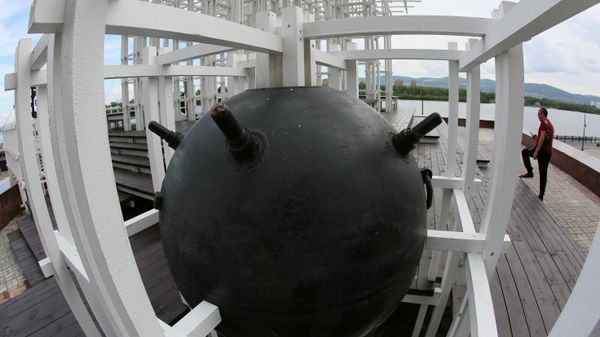 Открытие нового арт-объекта в Красноярске - Sputnik Азербайджан