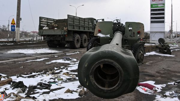 Брошенная Вооруженными силами Украины военная техника в Херсонской области - Sputnik Азербайджан
