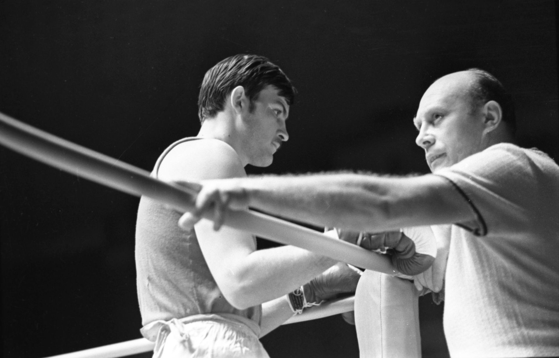 Вячеслав Лемешев (Москва), олимпийский чемпион, чемпион Европы в полутяжелом весе - Sputnik Азербайджан, 1920, 01.04.2022