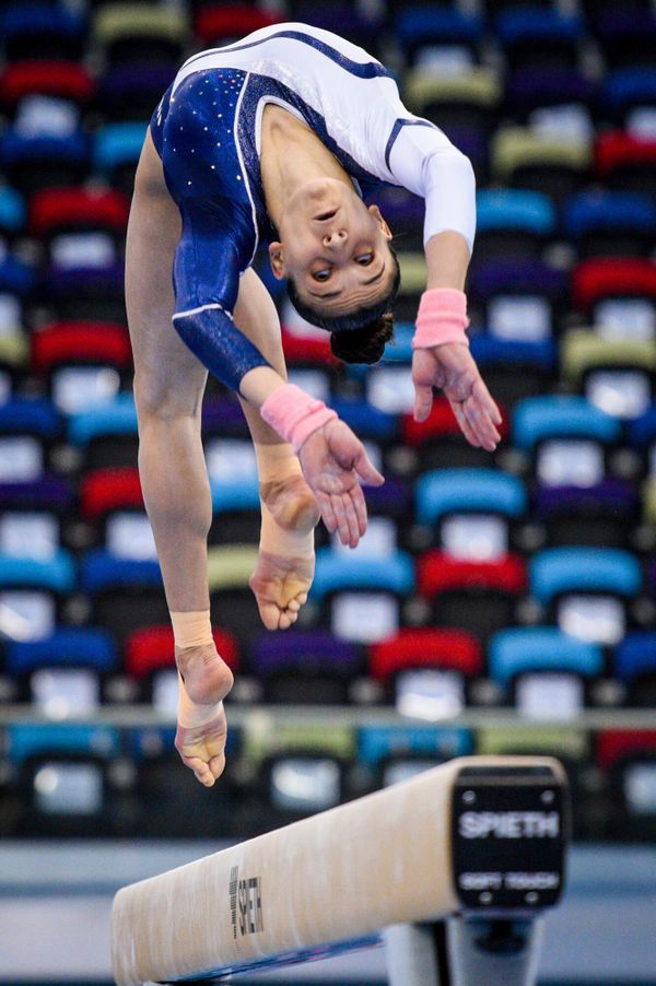 Bakıda keçirilən bədii gimnastika üzrə FIG Dünya Kubokunda - Sputnik Азербайджан