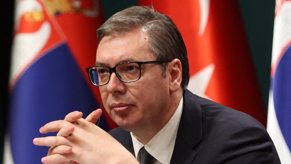 Президент Сербии Александр Вучич - Sputnik Азербайджан