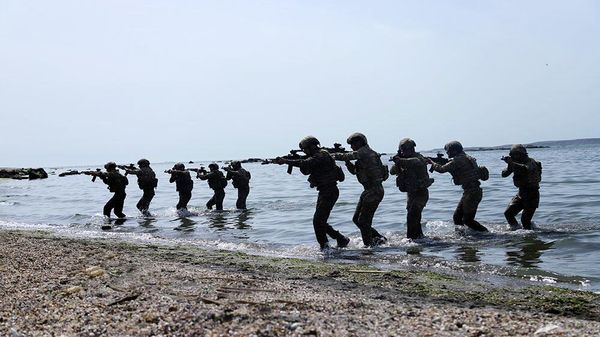 Азербайджанские военнослужащие на учениях «Эфес-2022» - Sputnik Азербайджан