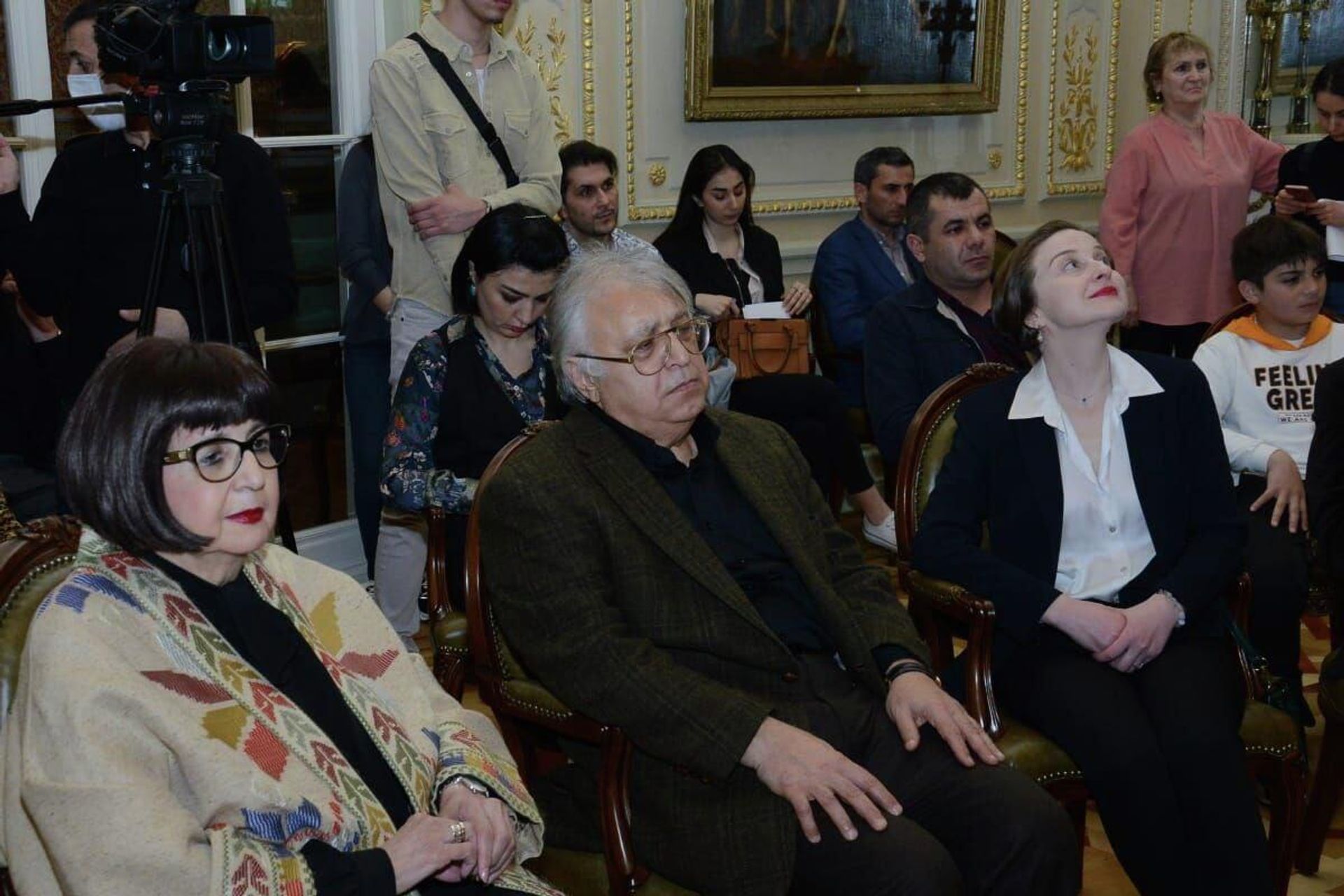 Встреча с грузинской делегацией в Национальном музее искусств в Баку - Sputnik Азербайджан, 1920, 14.04.2022