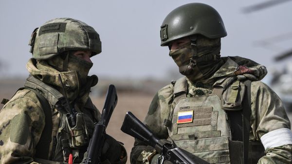 Полевой аэродром ВКС России в зоне проведения специальной военной операции - Sputnik Азербайджан