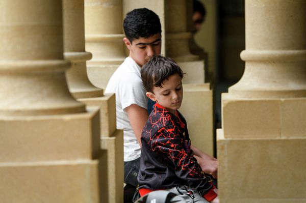 Праздничный намаз в мечети Аждарбей в Баку. - Sputnik Азербайджан