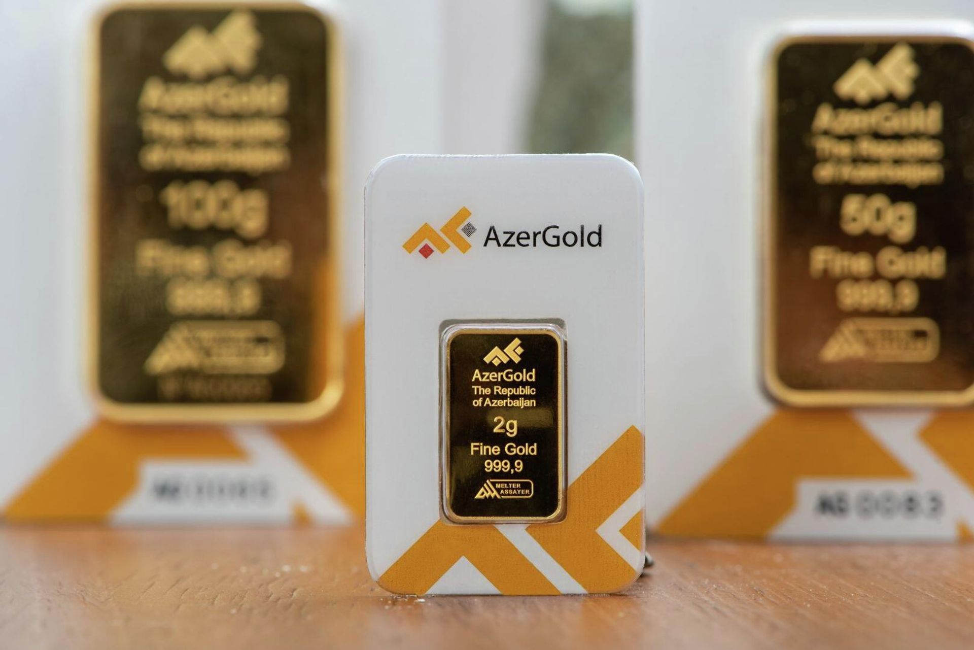 Золотые слитки “AzerGold” - Sputnik Азербайджан, 1920, 03.05.2022