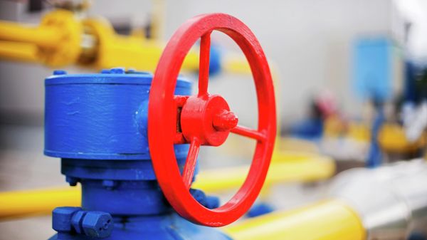 Вентиль на газопроводе, архивное фото - Sputnik Азербайджан