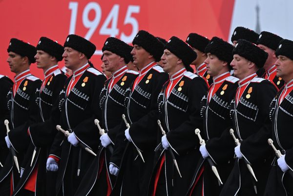 Парадный расчет кубанских казаков. - Sputnik Азербайджан