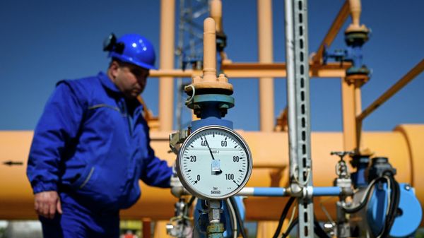 Сотрудник на газокомпрессорной станции «Булгартрансгаз» в Болгарии - Sputnik Азербайджан