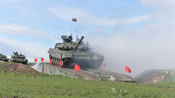 Cовместные учения азербайджанских и турецких военнослужащих - Sputnik Азербайджан
