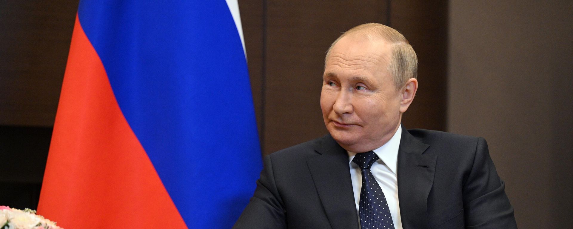 23 мая 2022. Президент РФ Владимир Путин во время встречи с президентом Белоруссии Александром Лукашенко. - Sputnik Азербайджан, 1920, 23.05.2022