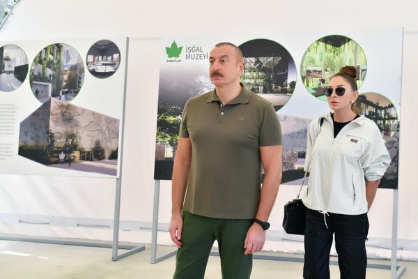 Поездка Президента Ильхам Алиева и первой леди Мехрибан Алиевой в Физулинский, Джебраильский и Зангиланский районы - Sputnik Азербайджан