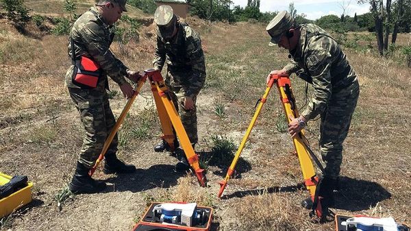 Проверена боеготовность топографов ВС Азербайджана - Sputnik Азербайджан