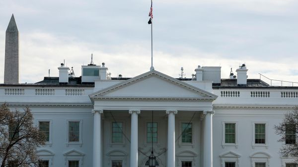 Вид на Белый дом в Вашингтоне, фото из архива - Sputnik Азербайджан