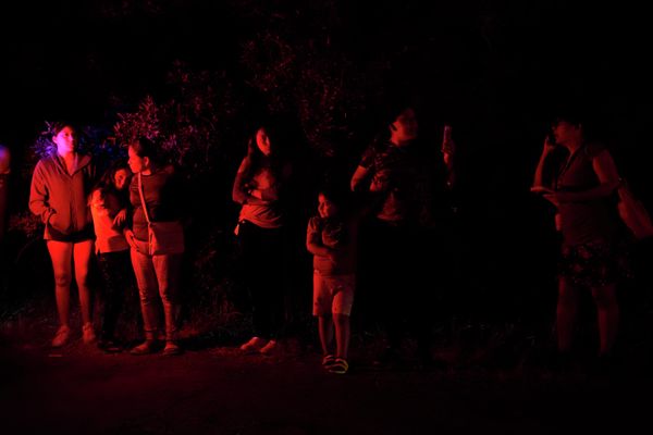 Место происшествия, в городе Сан-Антонио, штат Техас, где десятки человек были найдены мертвыми в брошенной фуре. - Sputnik Азербайджан