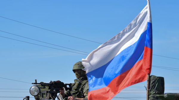 Блокпост ВС РФ в Харьковской области - Sputnik Азербайджан
