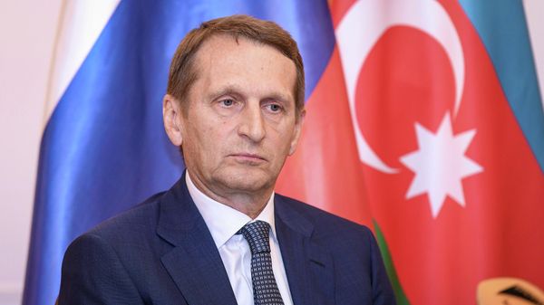 Директор Службы внешней разведки России Сергей Нарышкин - Sputnik Азербайджан