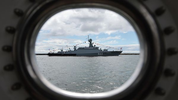 Военный корабль, фото из архива - Sputnik Азербайджан