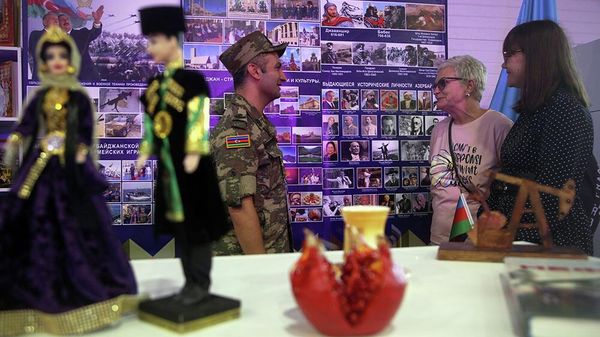 Азербайджанская экспозиция в рамках «Армейских международных игр-2022» - Sputnik Азербайджан