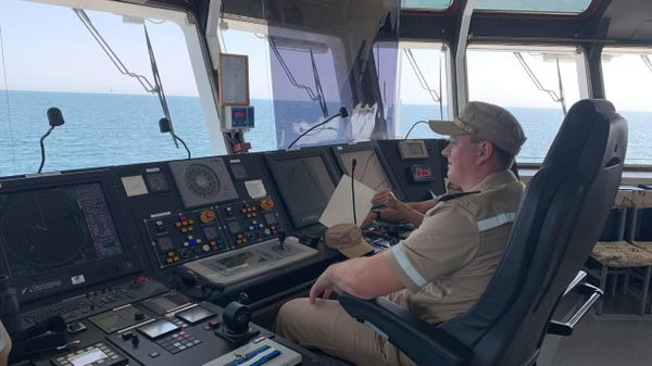 Стрельба по плавающей мине Кубок моря-2022 - Sputnik Азербайджан