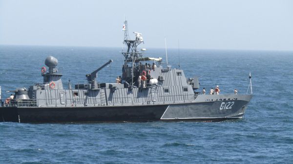 Стрельба по морской цели Кубок моря-2022 - Sputnik Азербайджан