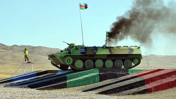 Состоялся последний этап конкурса Мастера артиллерийского огня АрМИ-2022 в Казахстане - Sputnik Азербайджан