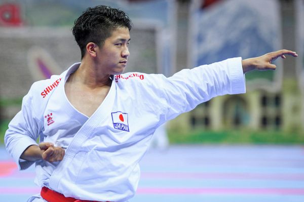 Азербайджанский каратист Мурад Гаджизаде на турнире Премьер-лига Karate1 в Баку - Sputnik Азербайджан