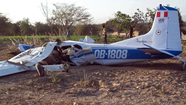 Крушение самолета Cessna, фото из архива - Sputnik Азербайджан