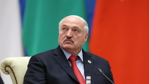 Президент Белоруссии Александр Лукашенко на заседании в расширенном составе глав стран - участниц Шанхайской организации сотрудничества (ШОС), глав стран - наблюдателей ШОС, глав приглашенных государств и глав приглашенных международных организаций. - Sputnik Азербайджан
